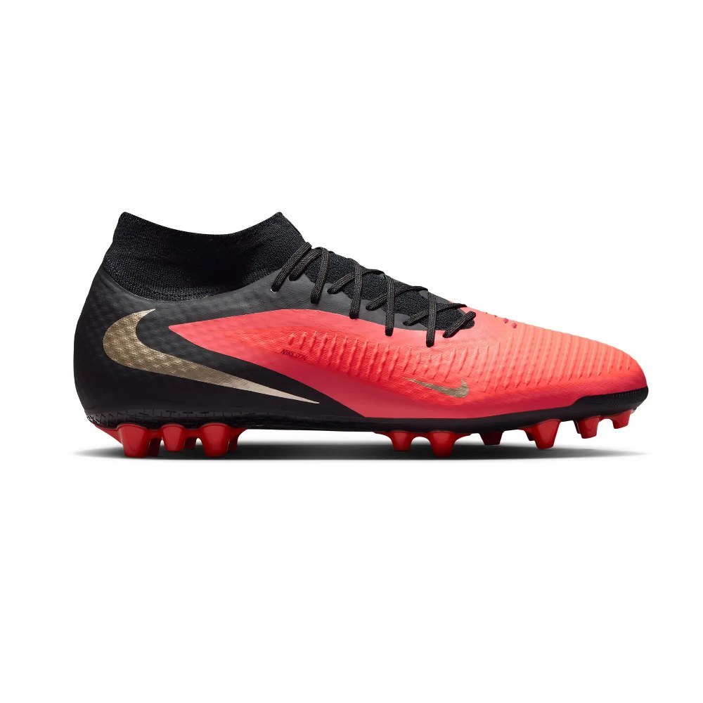 Bota Futebol Nike Phantom 6 High Acad AG Vermelha